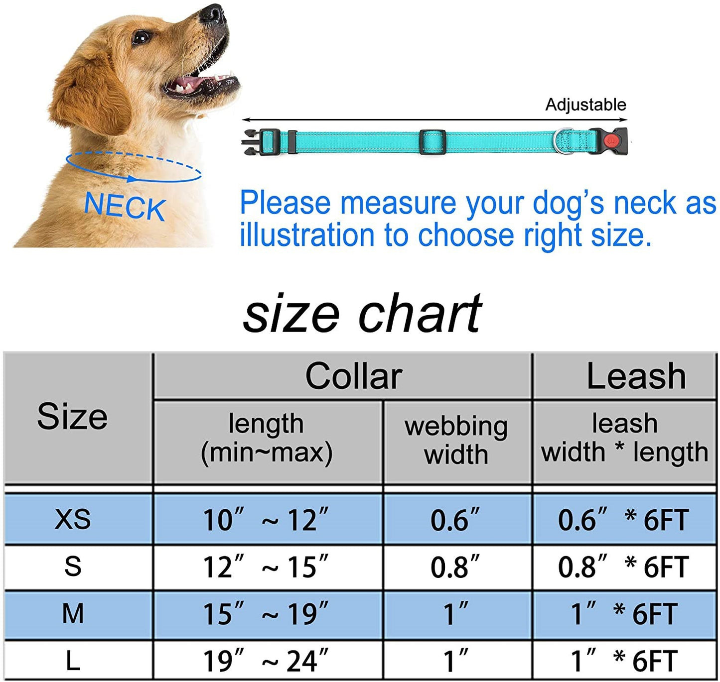 Reflective Nylon Collar