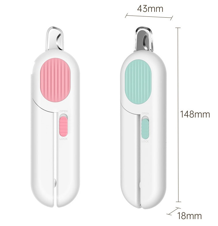 LED Nail Clipper + File