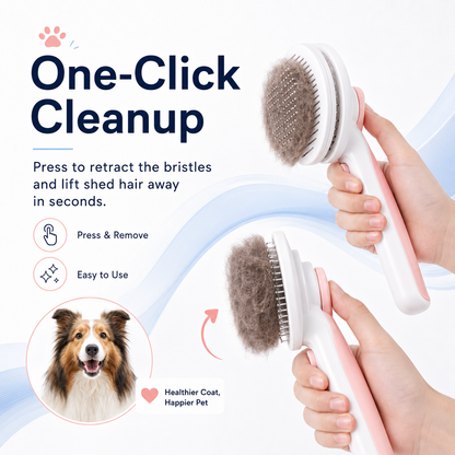 FurBrush - Self-Cleaning Pet Brush