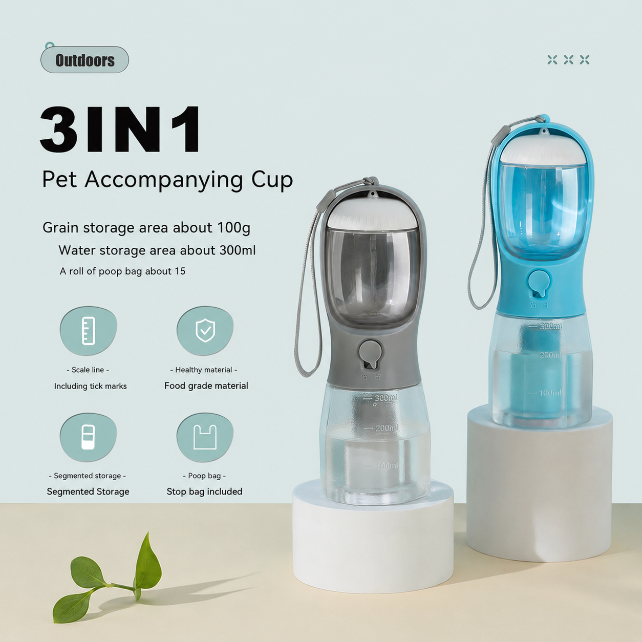 3-in-1 Travel Bottle